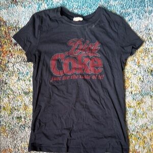 Diet Coke Black and Red Short Sleeve Tee